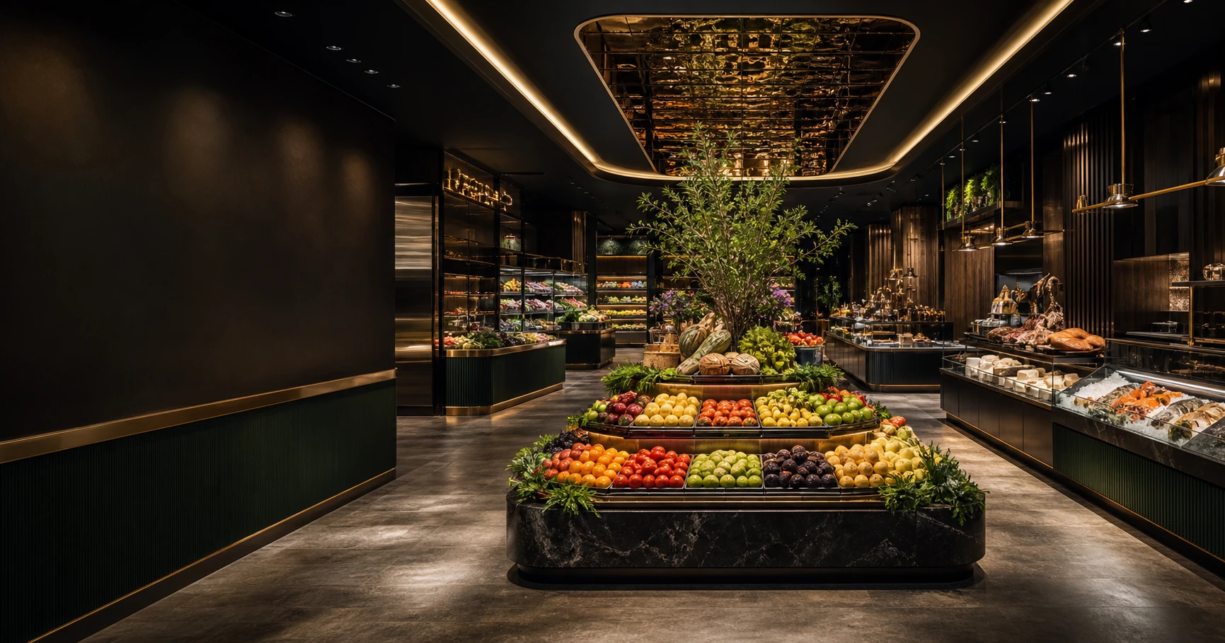 Concept virtuel du magasin Ô Marché Frais